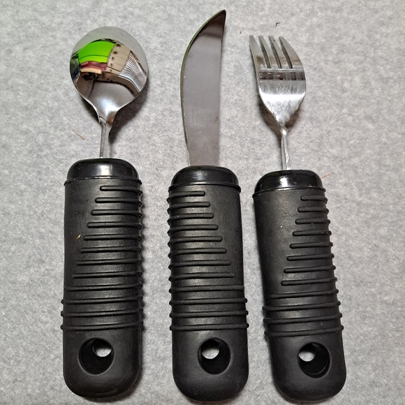 Rehabilitation Advantage SURE GRIP ADAPTED UTENSILS (3 Piece) - Picture 2 of 9